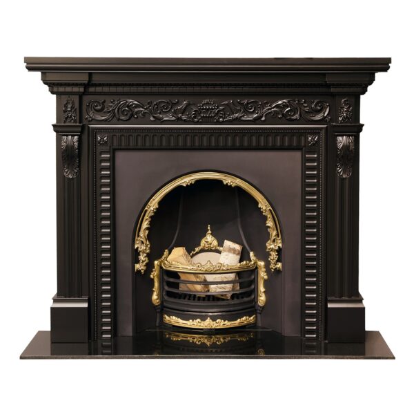 Black Fireplace